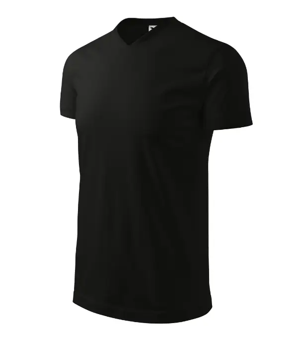 Heavy V-neck 111: čierna