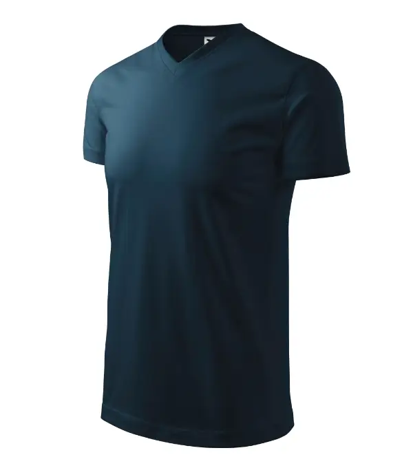Heavy V-neck 111: námornícka modrá
