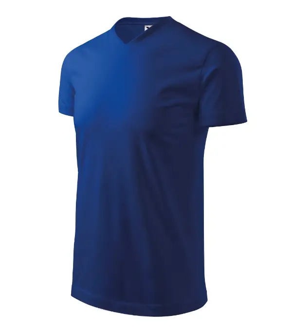 Heavy V-neck 111: kráľovská modrá