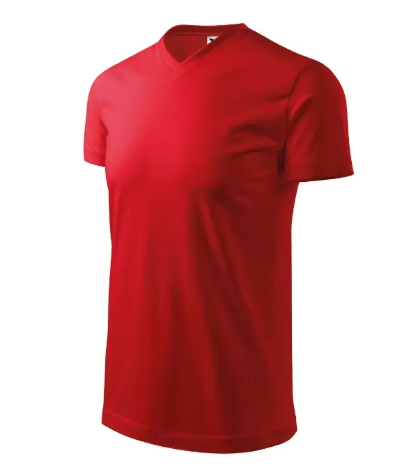 Heavy V-neck 111: červená