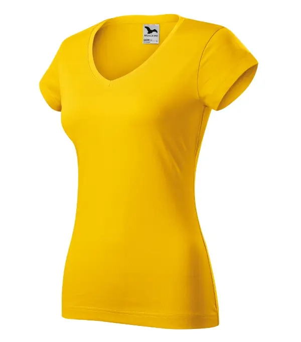 Fit V-neck 162: žltá