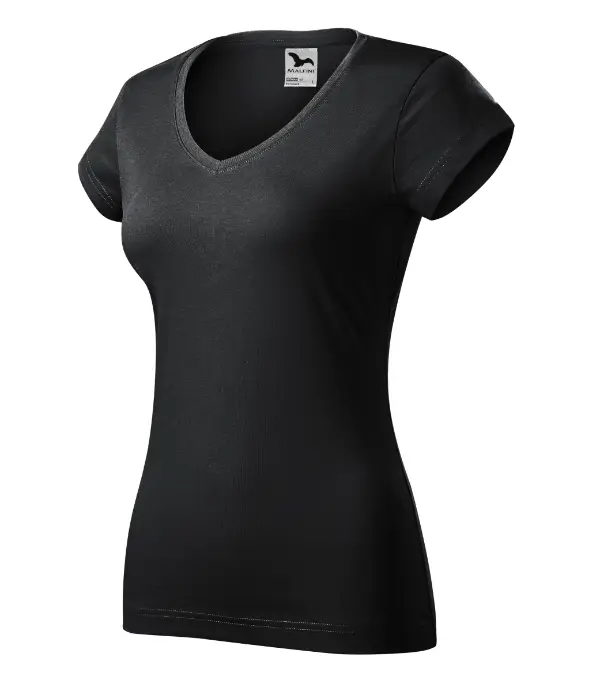 Fit V-neck 162: ebony gray