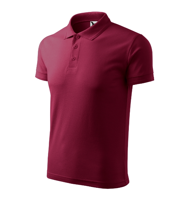 Pique Polo 203: garnet