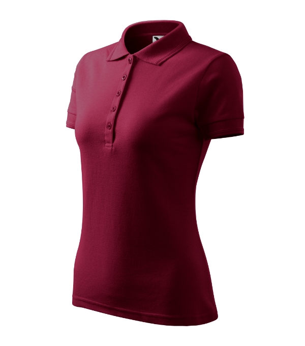 Pique Polo 210: garnet
