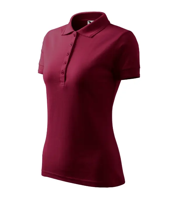 Pique Polo 210: garnet