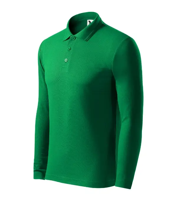 Pique Polo LS 221: trávová zelená