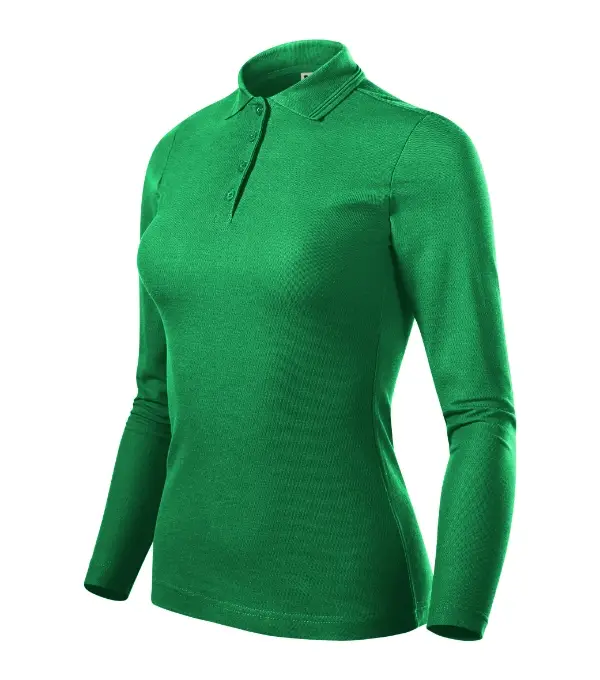 Pique Polo LS 231: trávová zelená