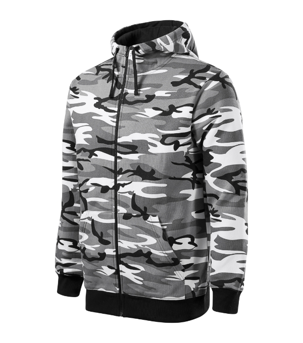 Camo Zipper C19: camouflage gray