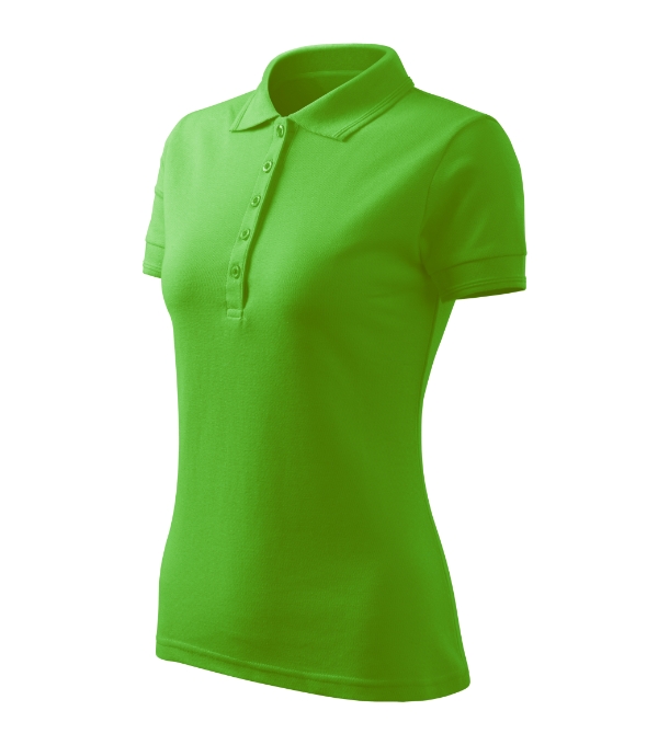 Pique Polo Free F10: green apple