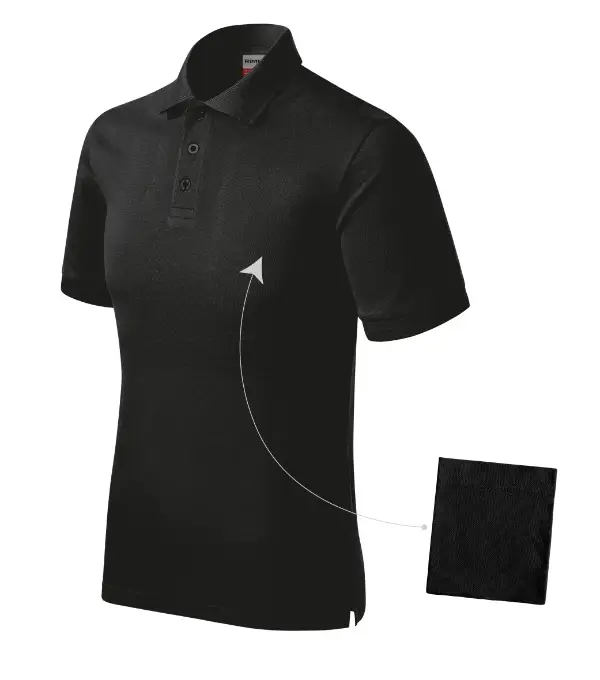 Resist Heavy Polo R20: čierna