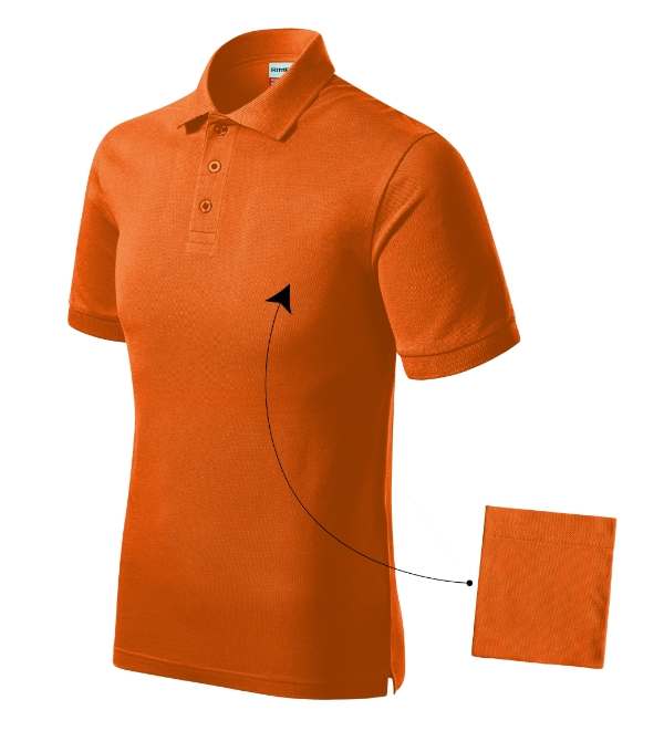 Resist Heavy Polo R20: oranžová