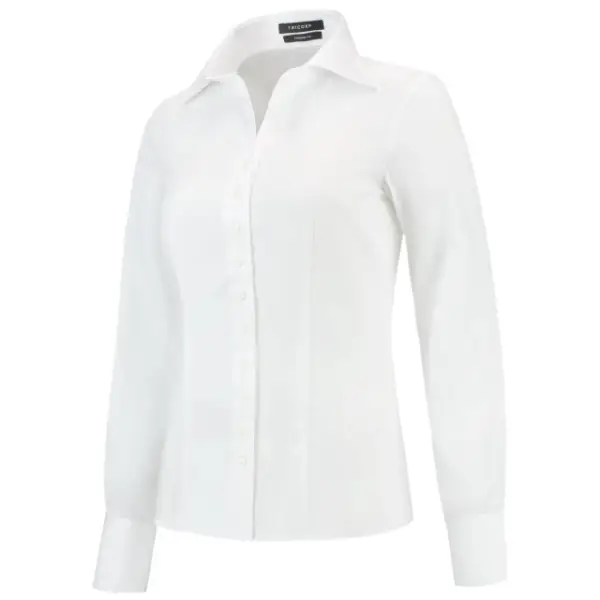 Fitted Blouse T22: biela