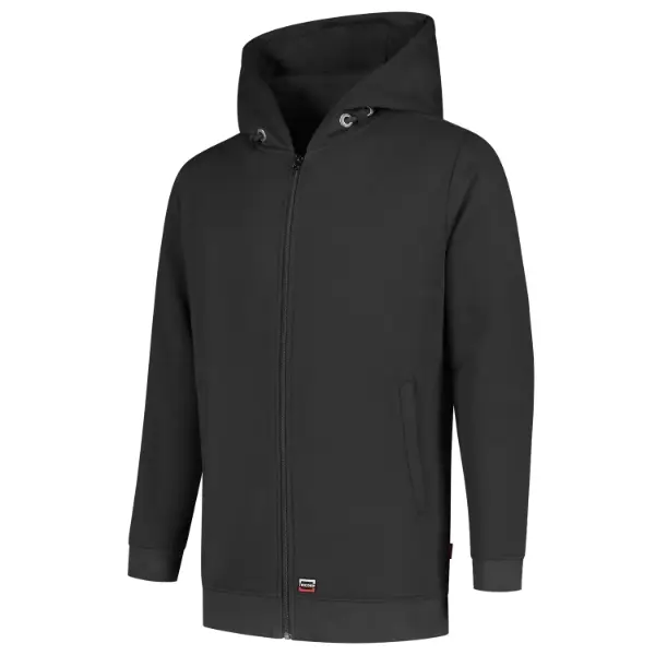 Hooded Sweat Jacket Washable 60°C T44: tmavosivý