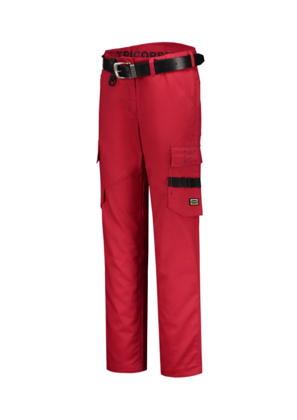 Work Pants Twill Women T70: červená