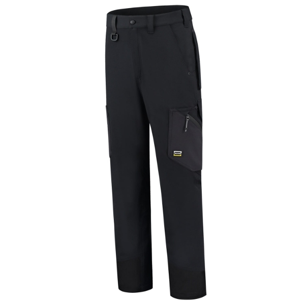 Work Trousers 4-way Stretch T77: čierna