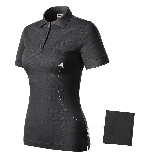 Resist Heavy Polo R21: ebony gray