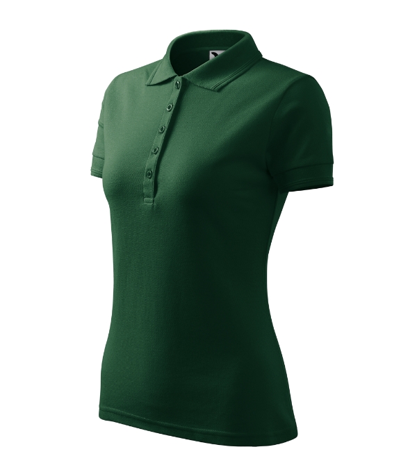Pique Polo 210: dark green