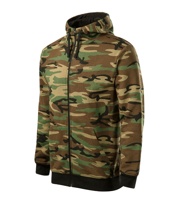 Camo Zipper C19: camouflage brown